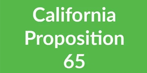 Spezifikation von California Proposition 65